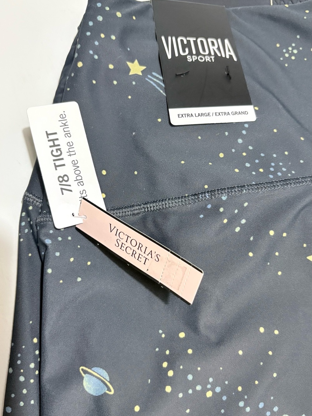 Victoria's Secret Navy Space-Print Kids Leggings - Picture 8 of 12